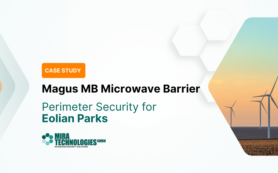Perimeter Security for Eolian Parks Using Magus MB Microwave Barrier